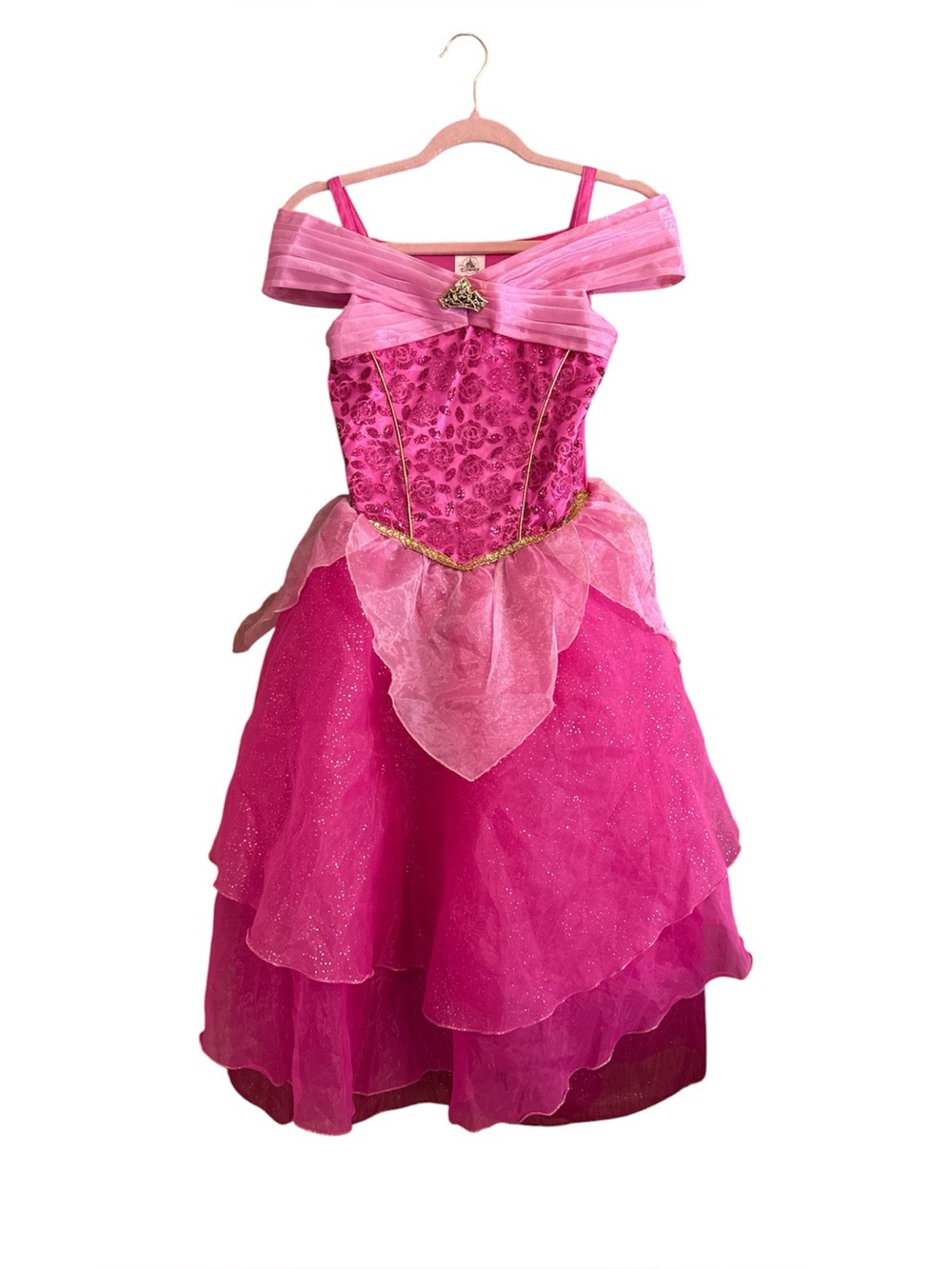 Disney Castle Collection Aurora Sleeping Beauty Princess Gown Size 13 Costume
